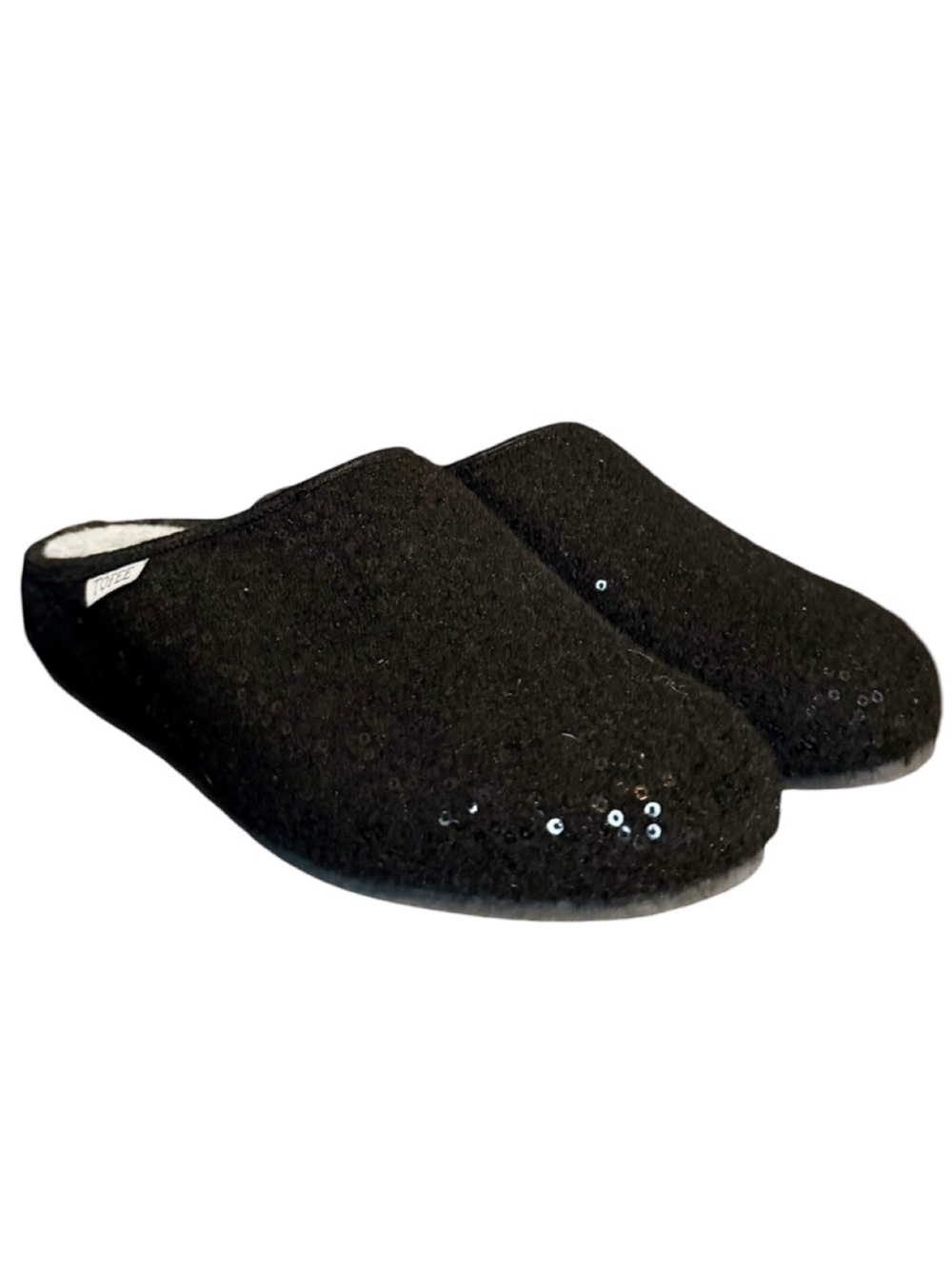 Tofee (German) Black Women's Cozy Coogs with Sequins